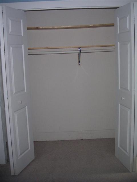 This closet is a bit small