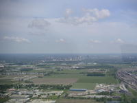 Downtown Toledo in the distance