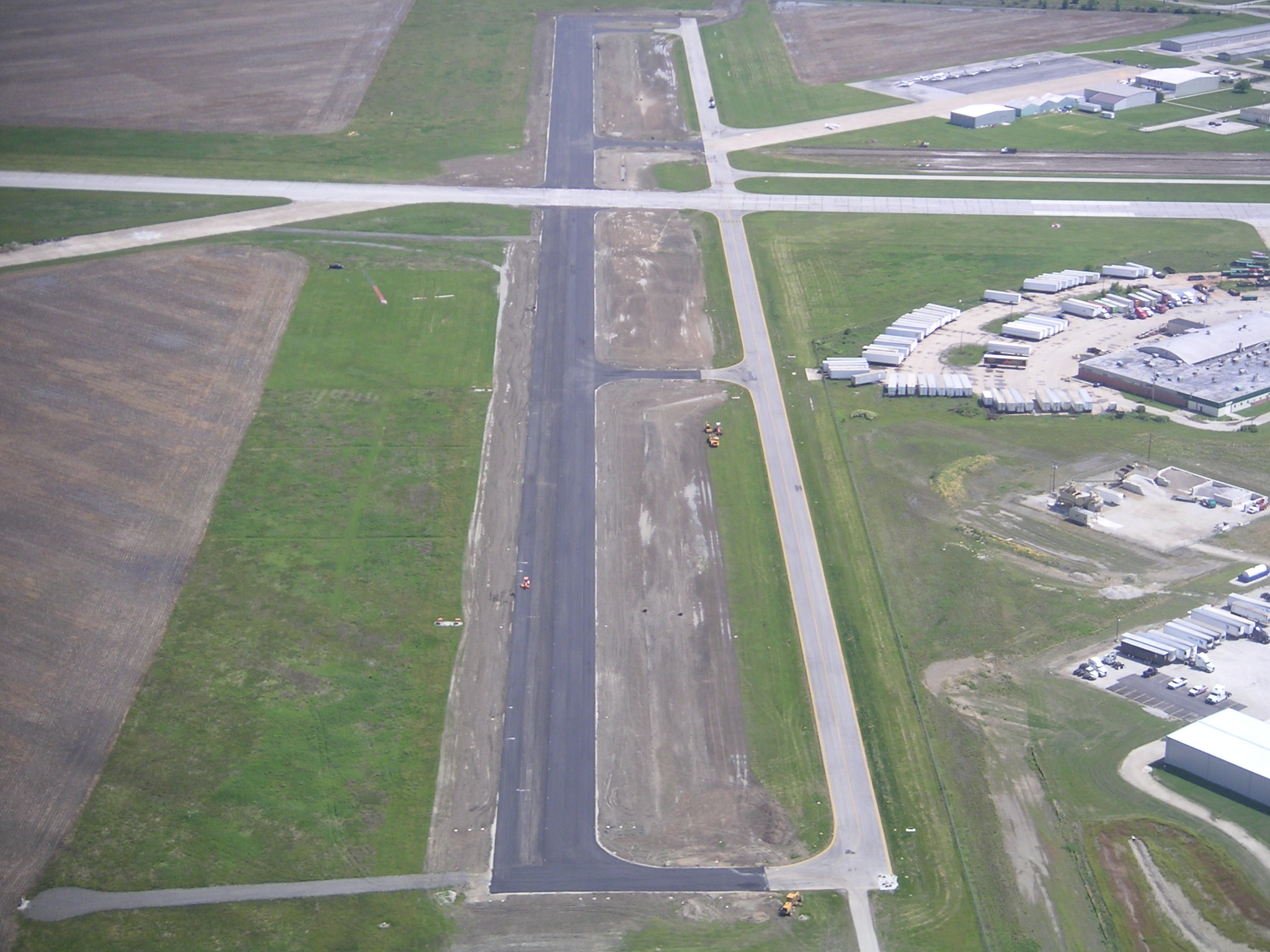 New runway at the airport